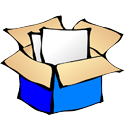 Illustration eines Kartons