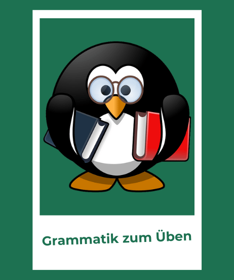 Teaser-Bild für Grammatik zum Üben - Eule mit Büchern unter dem Arm