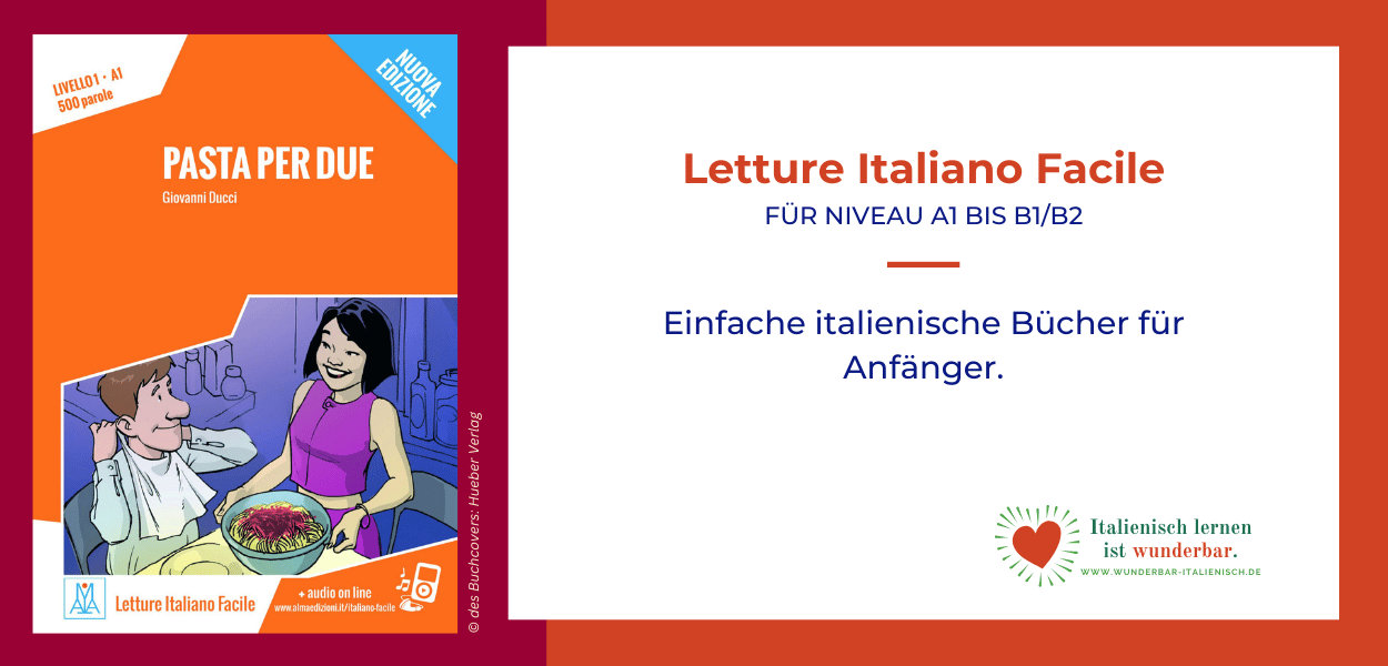 Cover eines Buchs aus der Reihe Letture Italiano facile mit beschreibendem Text