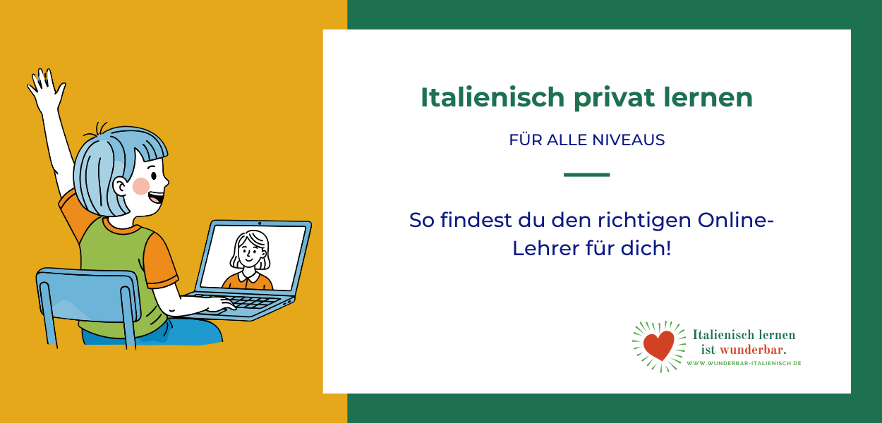 Italienisch Online-Unterricht mit Privatlehrer