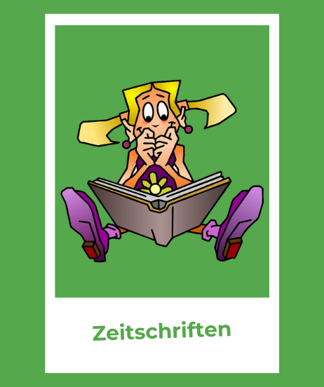 Teaser-Bild für Zeitschriften mit einer lesenden Person