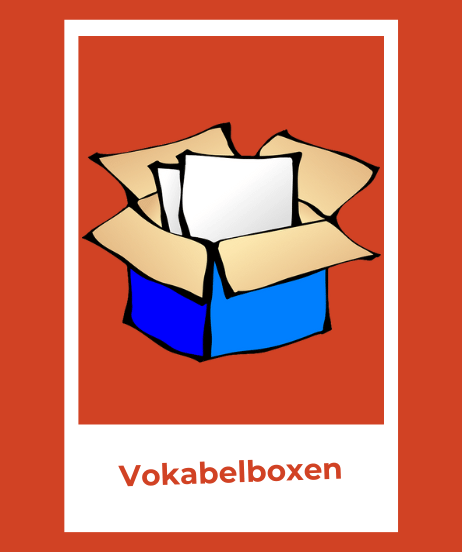 Teaser-Bild für Vokabelboxen mit der Abbildung eines Kartons