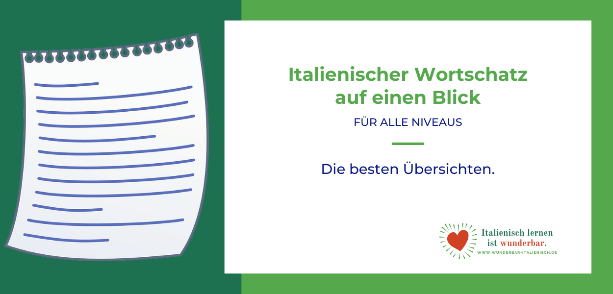 Teaser-Bild für Wortschatz auf einen Blick mit der Abbildung eines beschriebenen Zettels mit beschreibendem Text